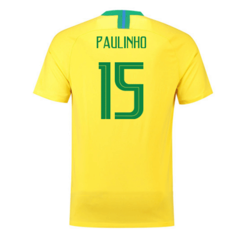 Bresil Domicile Coupe Du Monde 2018 (paulinho 15)