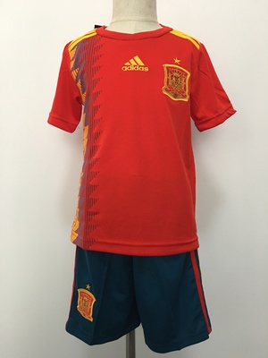 Espagne Domicile Coupe Du Monde 2018 Enfant