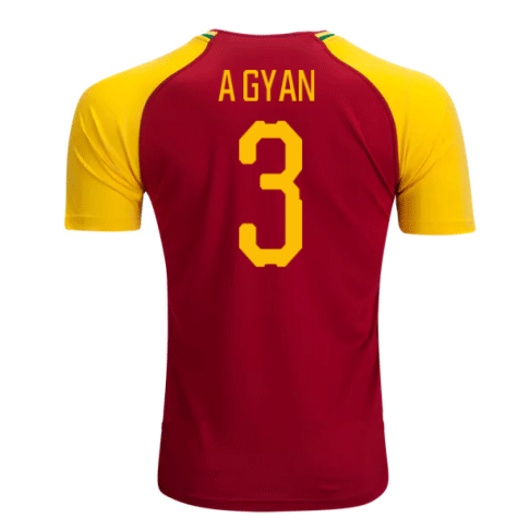 2018-19 Maillot Ghana domicile (a gyan 3) Rouge