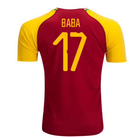 2018-19 Maillot Ghana domicile (baba 17) Rouge