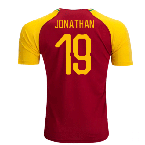 2018-19 Maillot Ghana domicile (jonathan 19) Rouge