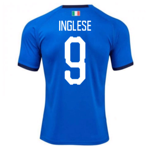 2018-19 Maillot Italie domicile (inglese 9) Bleu