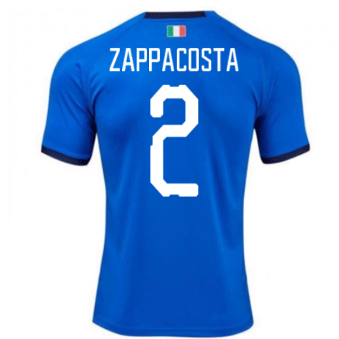 2018-19 Maillot Italie domicile (zappacosta 2) Bleu