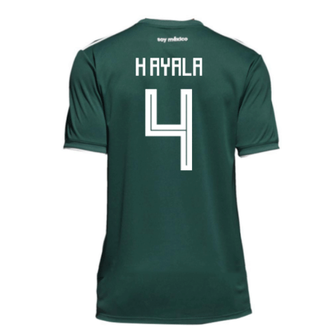 2018-19 Maillot Mexique domicile (h ayala 4) Vert