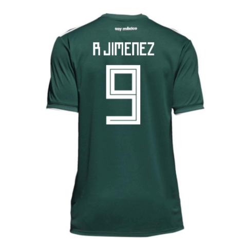 2018-19 Maillot Mexique domicile (r jimenez 9) Vert