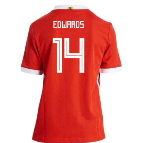 2018-19 Maillot Gales domicile (edwards 14) Rouge