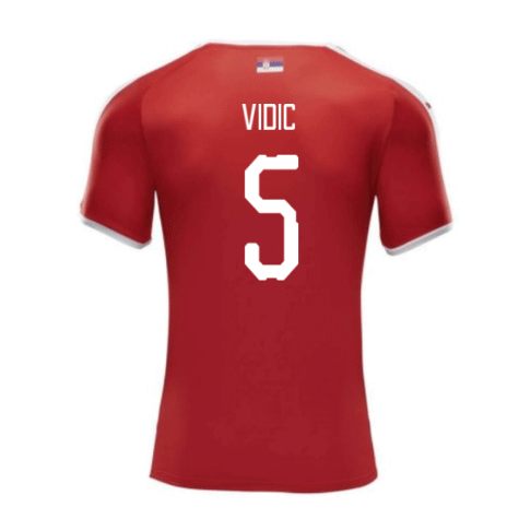 Serbie Domicile Coupe Du Monde 2018 (vidic 5)