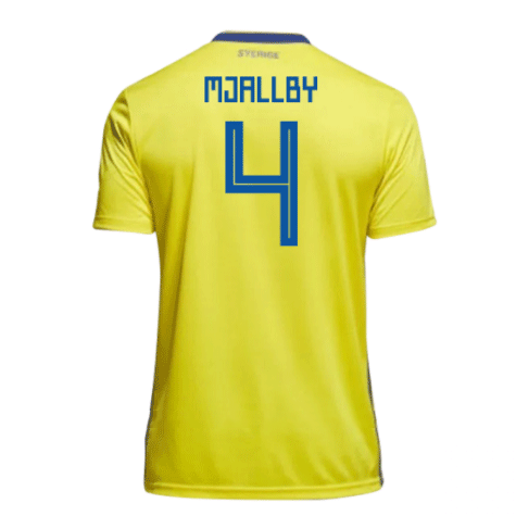 2018-19 Maillot Suede domicile (mjallby 4) Jaune