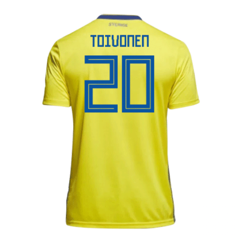 2018-19 Maillot Suede domicile (toivonen 20) Jaune