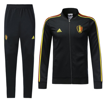 Veste Foot Belgique 2018-19 Noir Kit