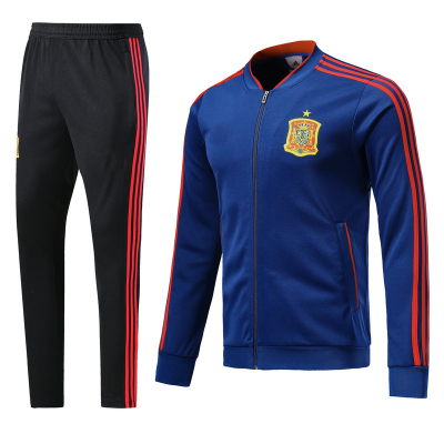 Veste Foot Espagne 2018-19 Bleu Kit