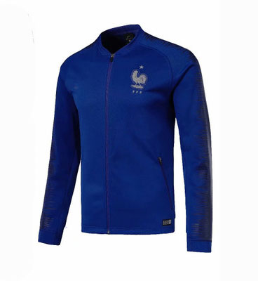 Veste Foot France 2018-2019 Bleu