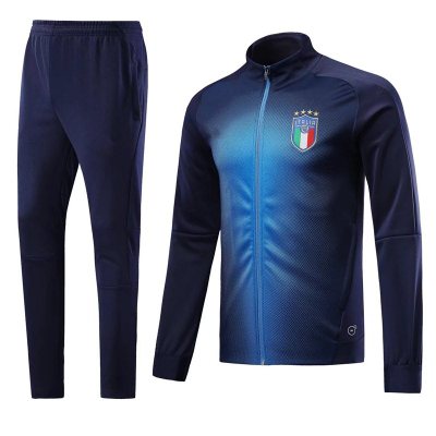 Veste Foot Italie 2018-19 Bleu Kit