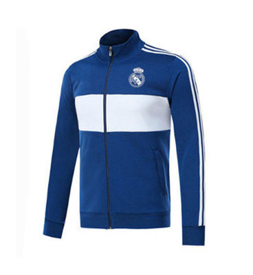 Veste Foot Real Madrid 2018-2019 Blanc Bleu