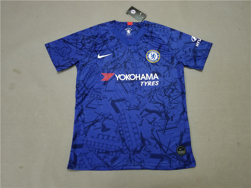 2019 2020 season Chelsea home blue soccer jersey