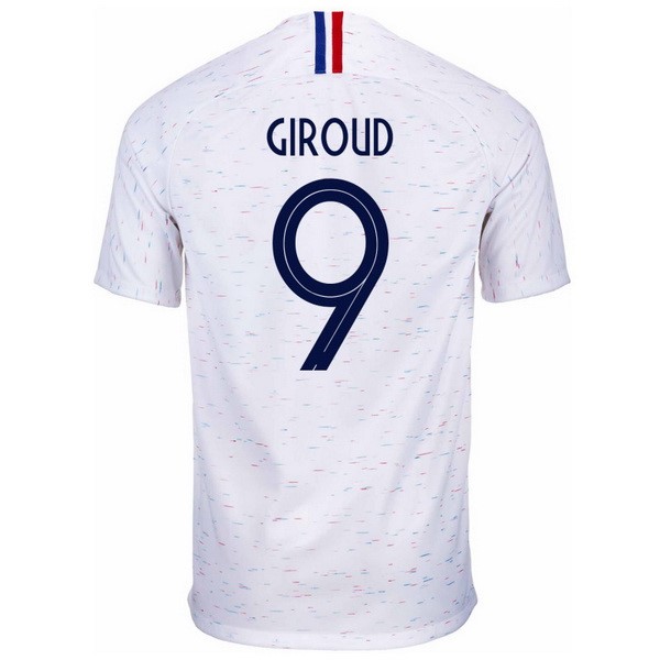 Maillot France Exterieur Giroud 2018 Blanc