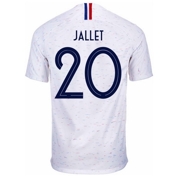 Maillot France Exterieur Jallet 2018 Blanc