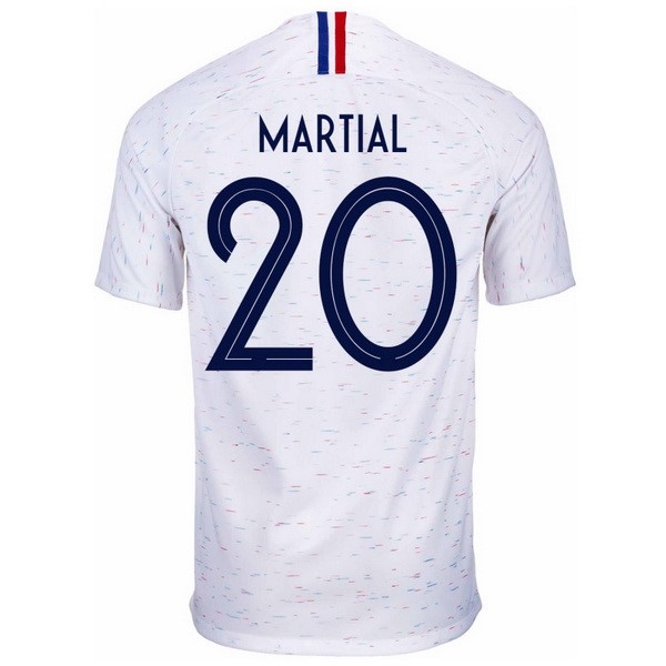 Maillot France Exterieur Martial 2018 Blanc