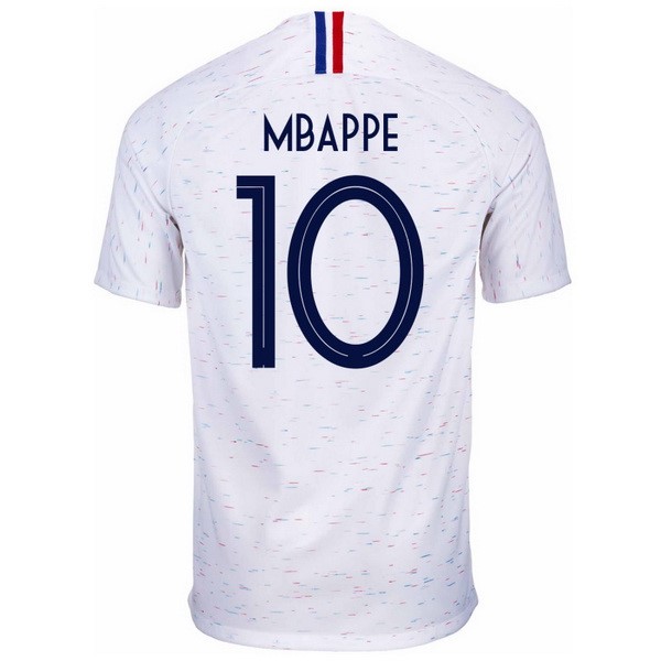 Maillot France Exterieur Mbappe 2018 Blanc