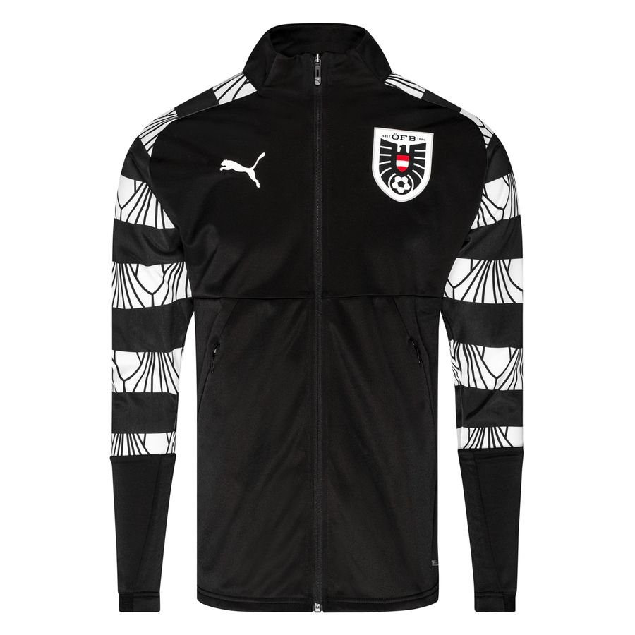 Austria Jacket Tracksuit Stadium EURO 2020 - Black White