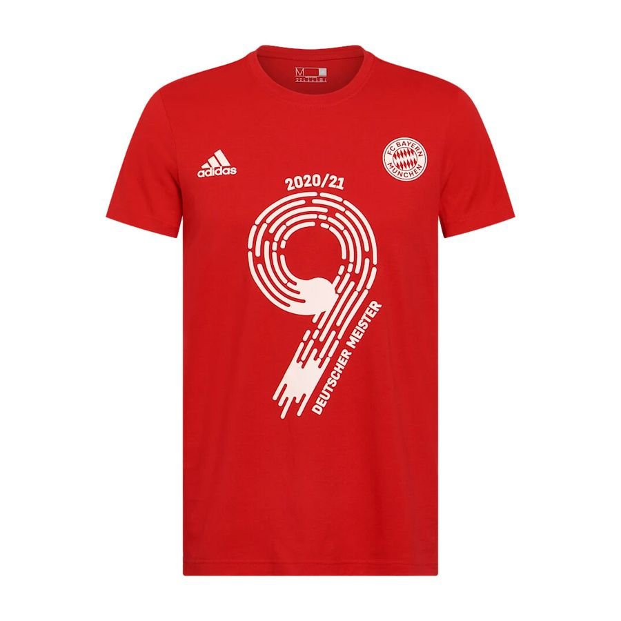 Bayern Munchen Champions T-Shirt 2021 - Scarlet/White PRE-ORDER