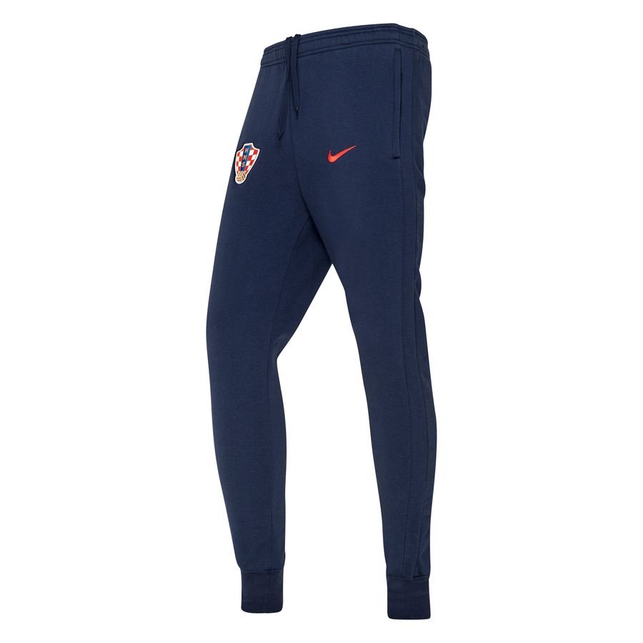 Croatia Training Trousers Fleece EURO 2020 - Midnight Navy/Light Crimson