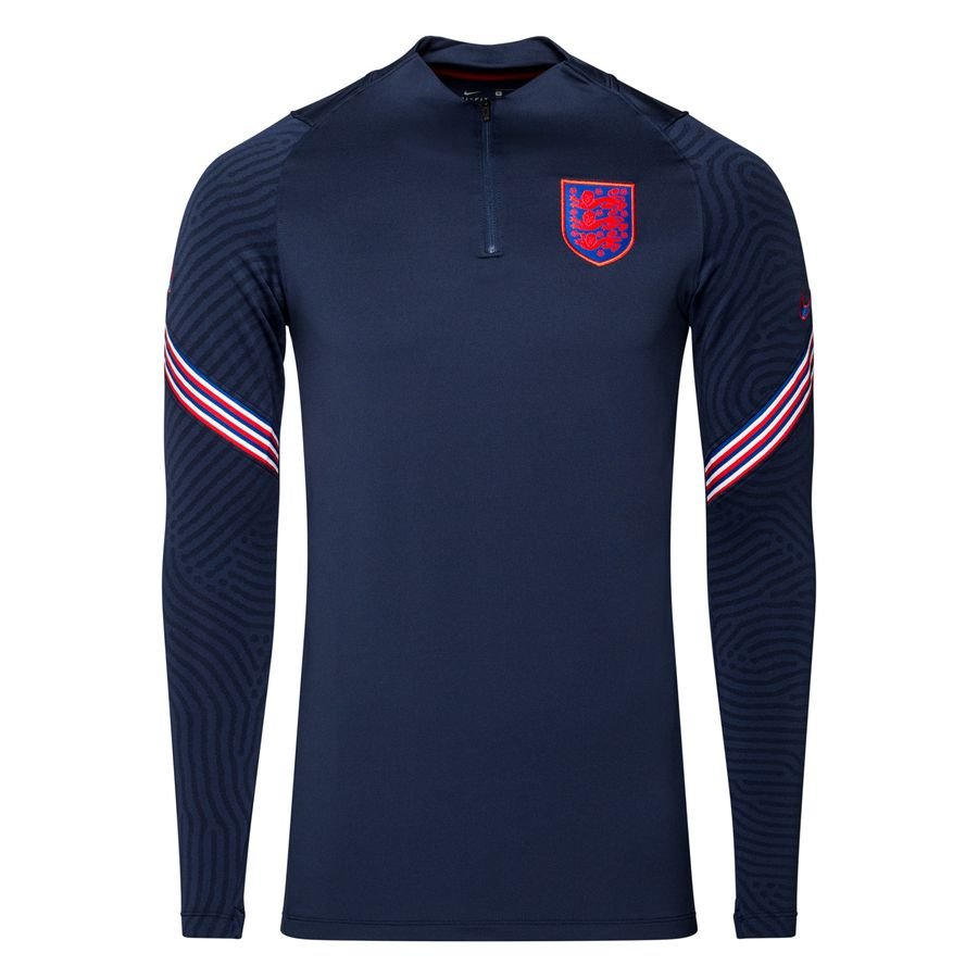 England Training Shirt Tracksuit Dry Strike Drill EURO 2020 - Midnight Navy/Challenge Red