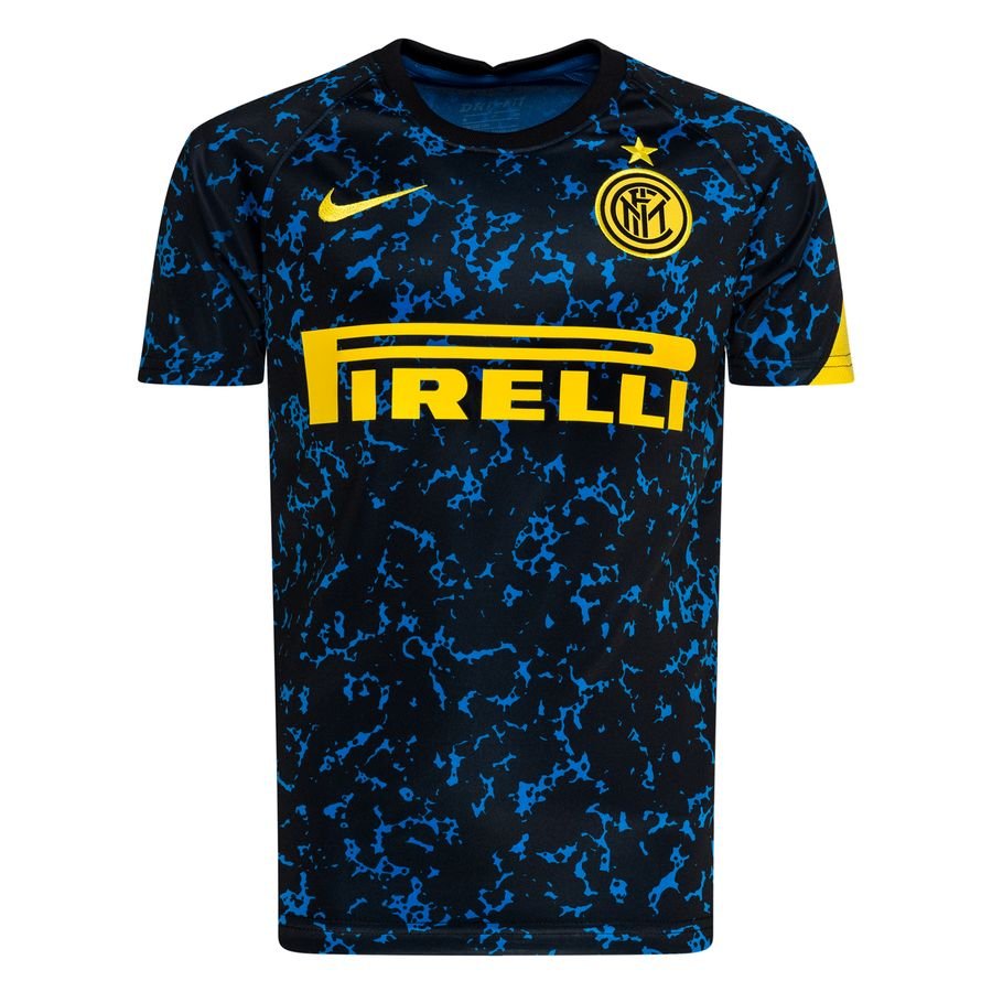 Inter Training T-Shirt Tracksuit Breathe Pre Match - Blue Spark/Tour Yellow Kids