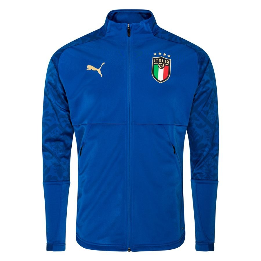 Italy Jacket Tracksuit Stadium EURO 2020 - Team Power Blue/Team Gold