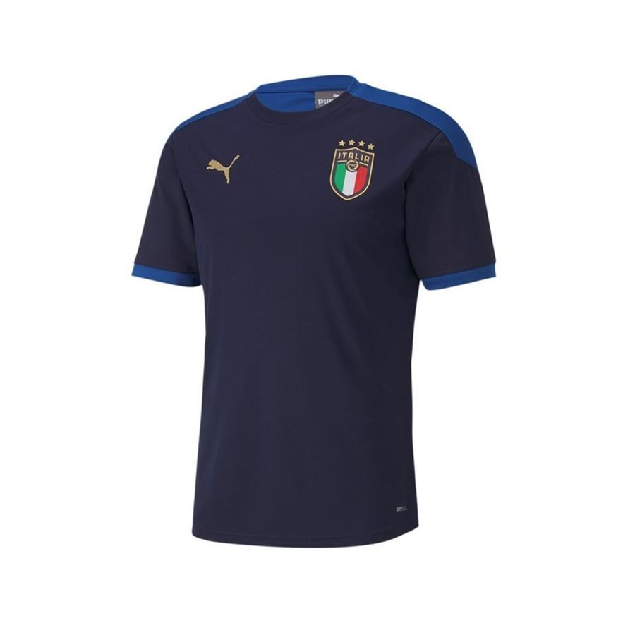 Italy Training T-Shirt Tracksuit EURO 2020 - Peacoat/Team Power Blue Kids