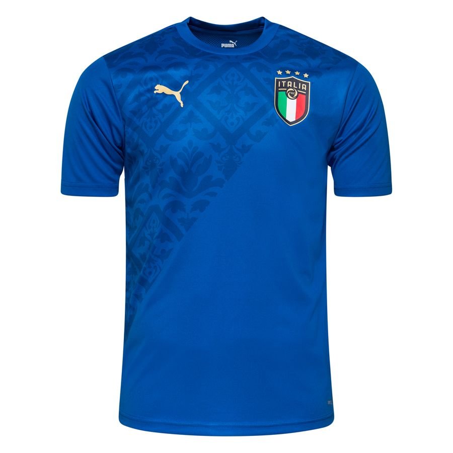 Italy Training T-Shirt Tracksuit Stadium EURO 2020 - Team Power Blue/Team Gold