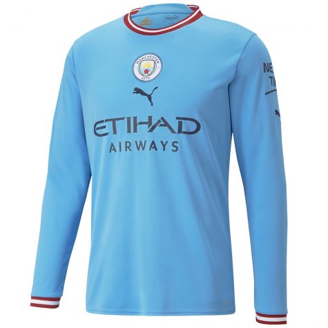 Maillot Manchester City Manches Longues Domicile 2022-2023