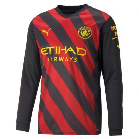 Maillot Manchester City Manches Longues Exterieur 2022-2023