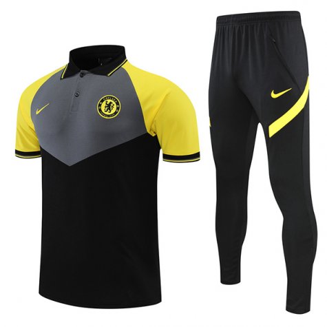 Maillot Chelsea Entrainement Noir Jaune 2022-2023