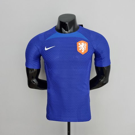 Maillot Pays Bas Authentique Bleu 2022-2023