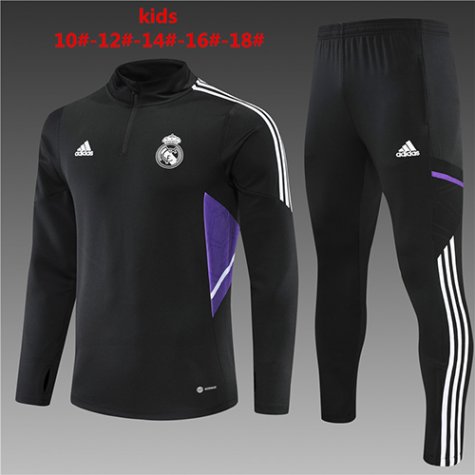 Survetement Real Madrid Enfant Noir 2022-2023