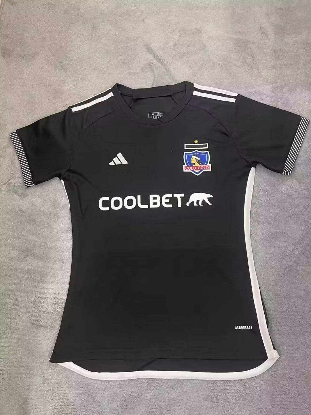 Colo Colo Exterieur Noir Femme Maillot 2024-2025