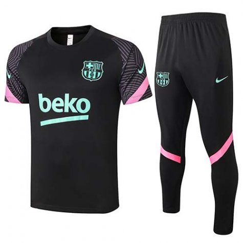 Maillot Survetement Barcelone 2020-21 Black pink