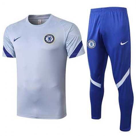 Maillot Survetement Chelsea 2020-21 Light gray