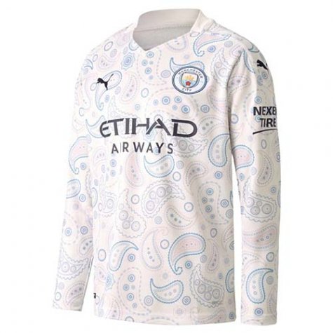 Maillot Manchester City Manche Longue Third 2020-21