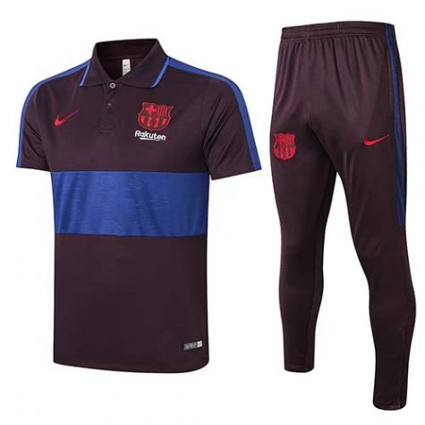 Maillot Polo Barcelone 2020-21 bleu