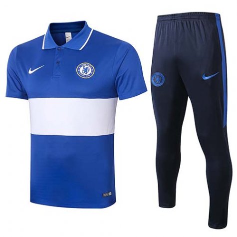 Maillot Polo Chelsea 2020-21 blue White