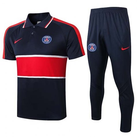 Maillot Polo PSG 2020-21 Dark blue red