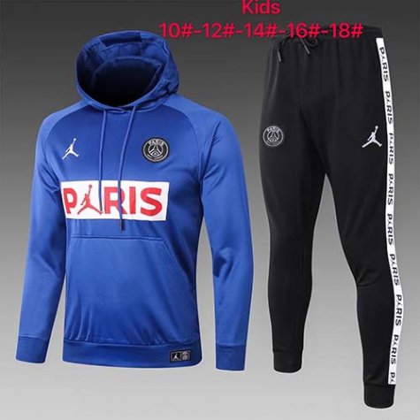 Enfant Sweat A Capuche PSG 2020-21 bleu