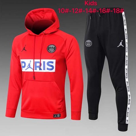 Enfant Sweat A Capuche PSG 2020-21 red