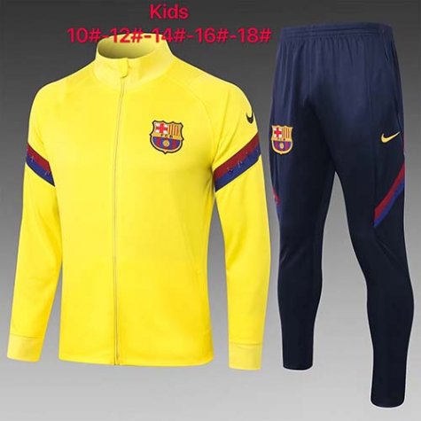 Enfant Veste Barcelone 2020-21 yellow