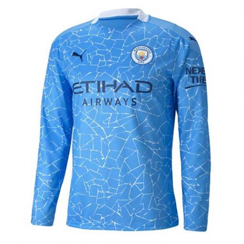 Maillot Manchester City Manche Longue Domicile 2020-21