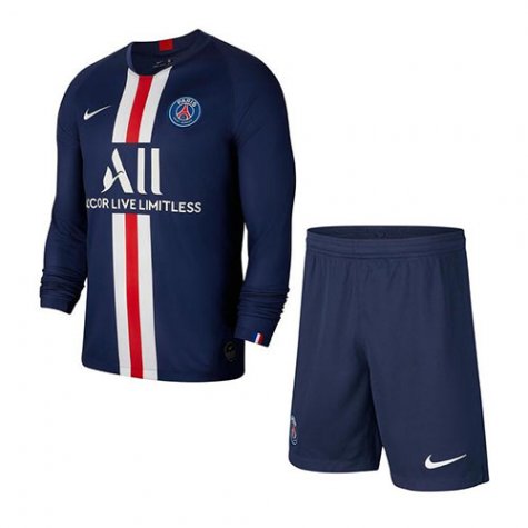 Maillot PSG Enfant Manche Longue Domicile 2019-20