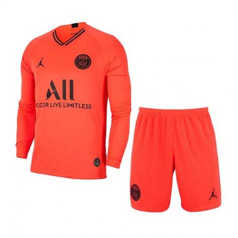 Maillot PSG Enfant Manche Longue Exterieur 2019-20