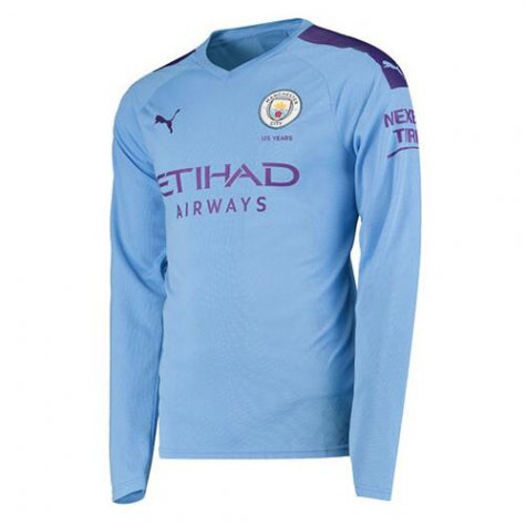 Maillot Manchester City Manche Longue Domicile 2019-20